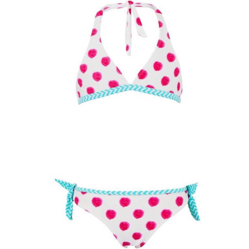 Beautiful 2 piece bikini with watercolor print